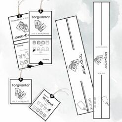 Utskriftbara Etiketter & Wrap labels till Torgvantar