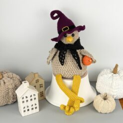 Mönster Virkad Häxhatt och Sjal till Hönan Polly