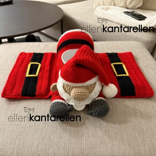 Mönster virkad Tomte armstödsförvaring - Bild 6