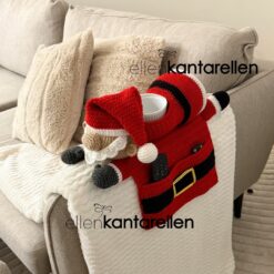 Mönster virkad Tomte armstödsförvaring
