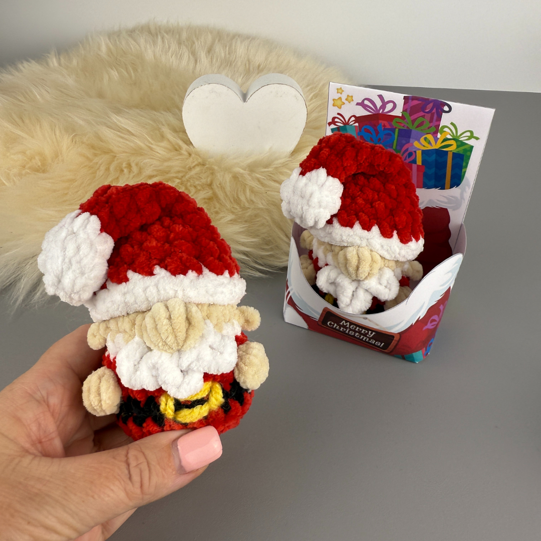 Mönster Virkad Tomt + utskriftbar Tomtesäck Ask - Bild 6