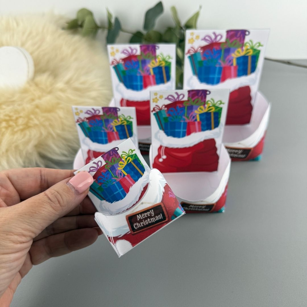 Mönster Virkad Tomt + utskriftbar Tomtesäck Ask - Bild 8