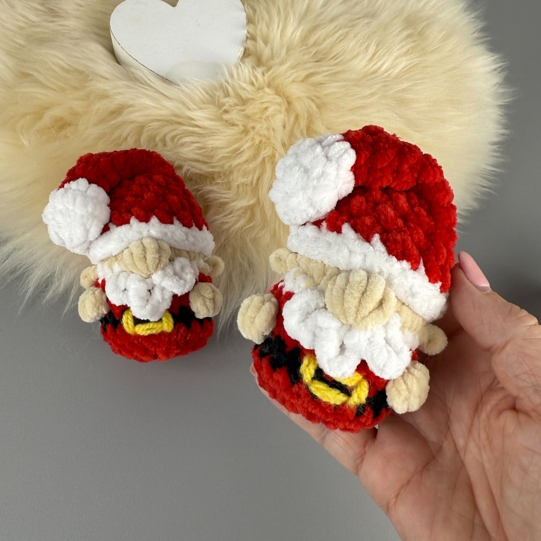 Mönster Virkad Tomt + utskriftbar Tomtesäck Ask - Bild 5