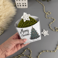 Utskriftbar förpackning till Julunderlägg