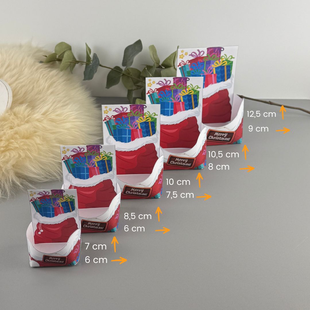 Mönster Virkad Tomt + utskriftbar Tomtesäck Ask - Bild 10