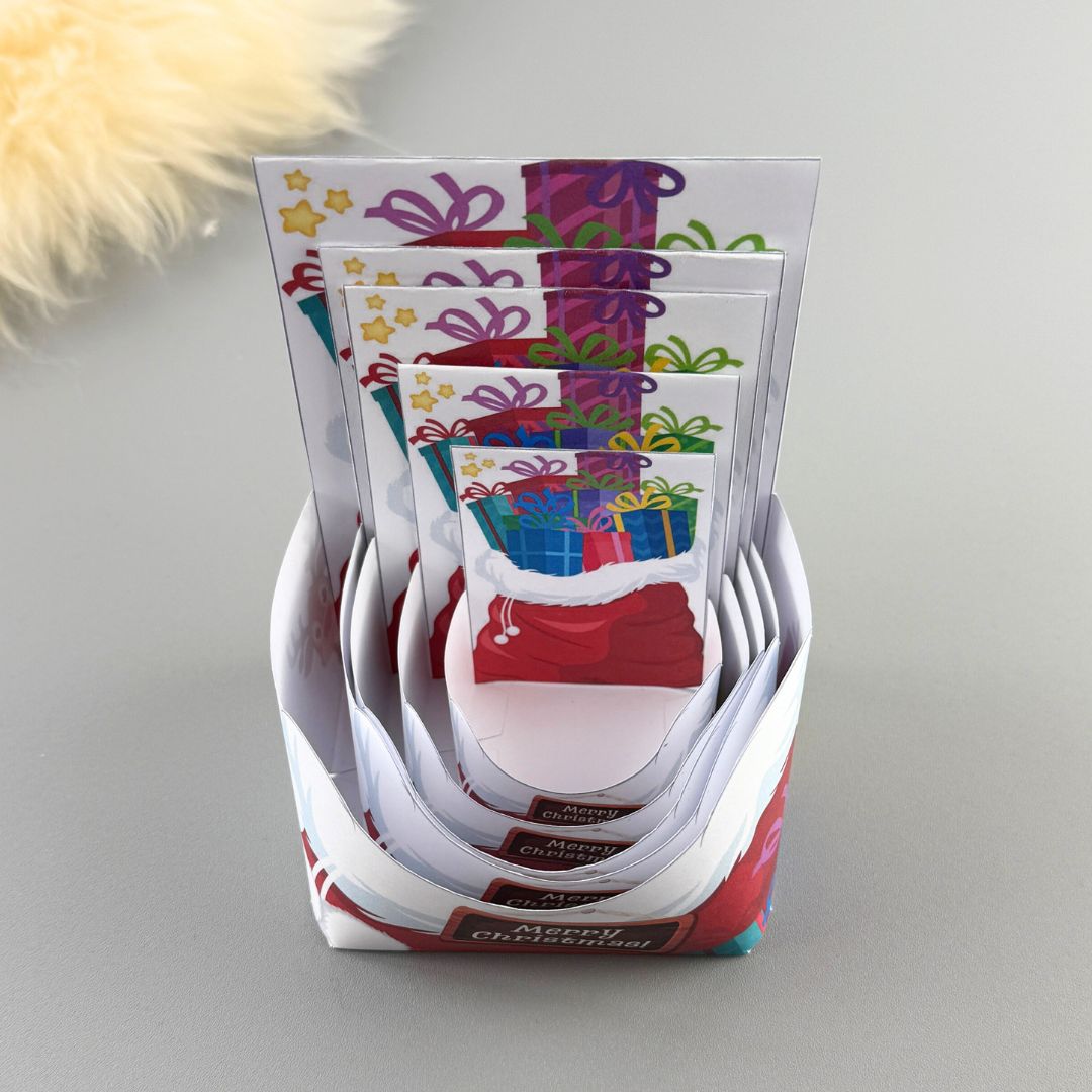 Mönster Virkad Tomt + utskriftbar Tomtesäck Ask - Bild 11