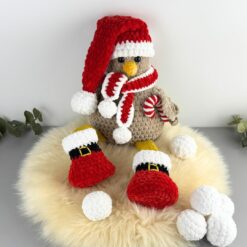 Mönster Virkade Julkläder till Hönan Polly