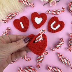 Alternative view of Virkmönster Ellens FickHjärta