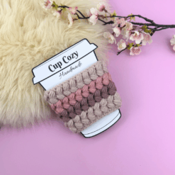 Alternative view of Virkmönster Muggvärmaren "Rosebud" + Utskriftbar Display