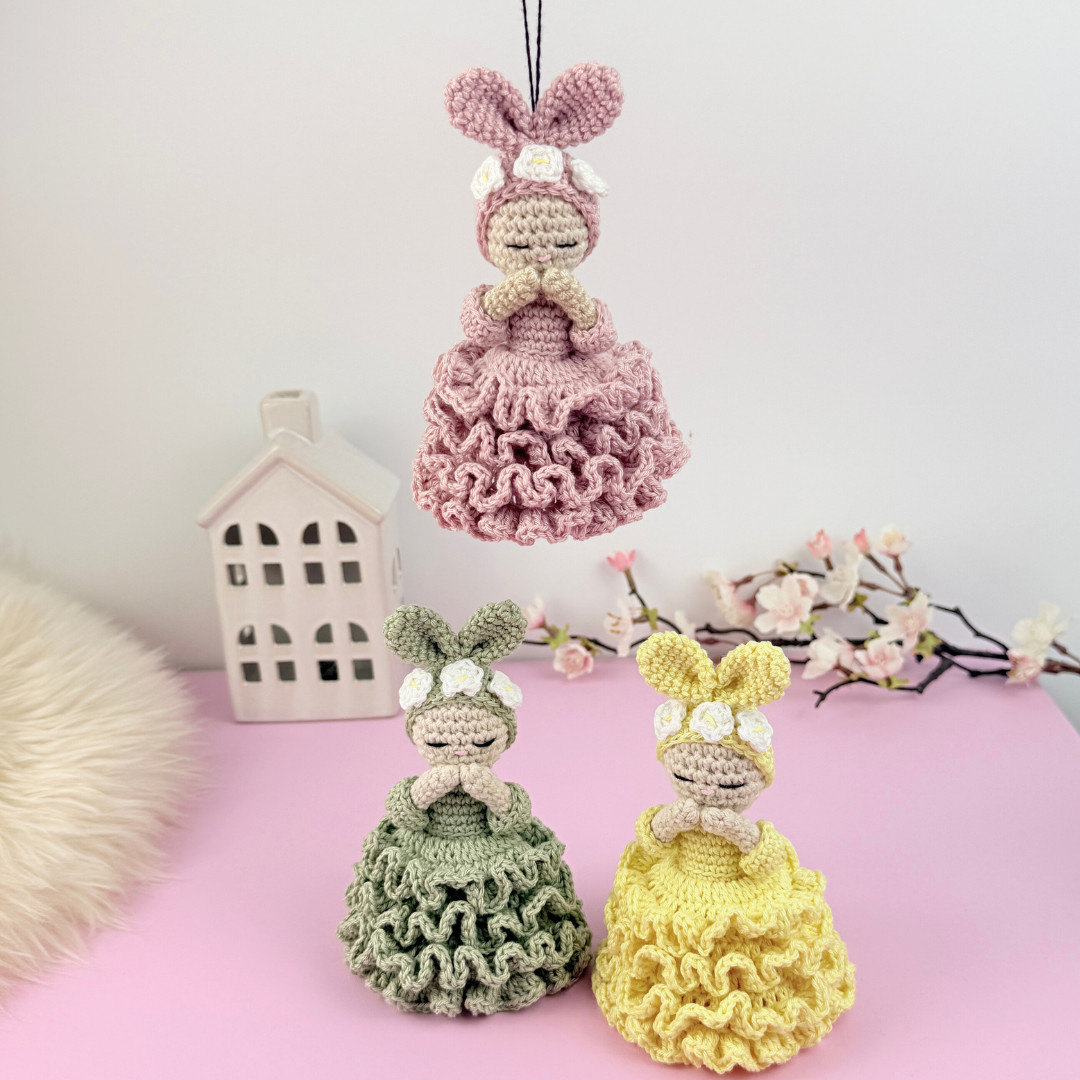 Virkmönster Prydnads Kanin - Bild 3