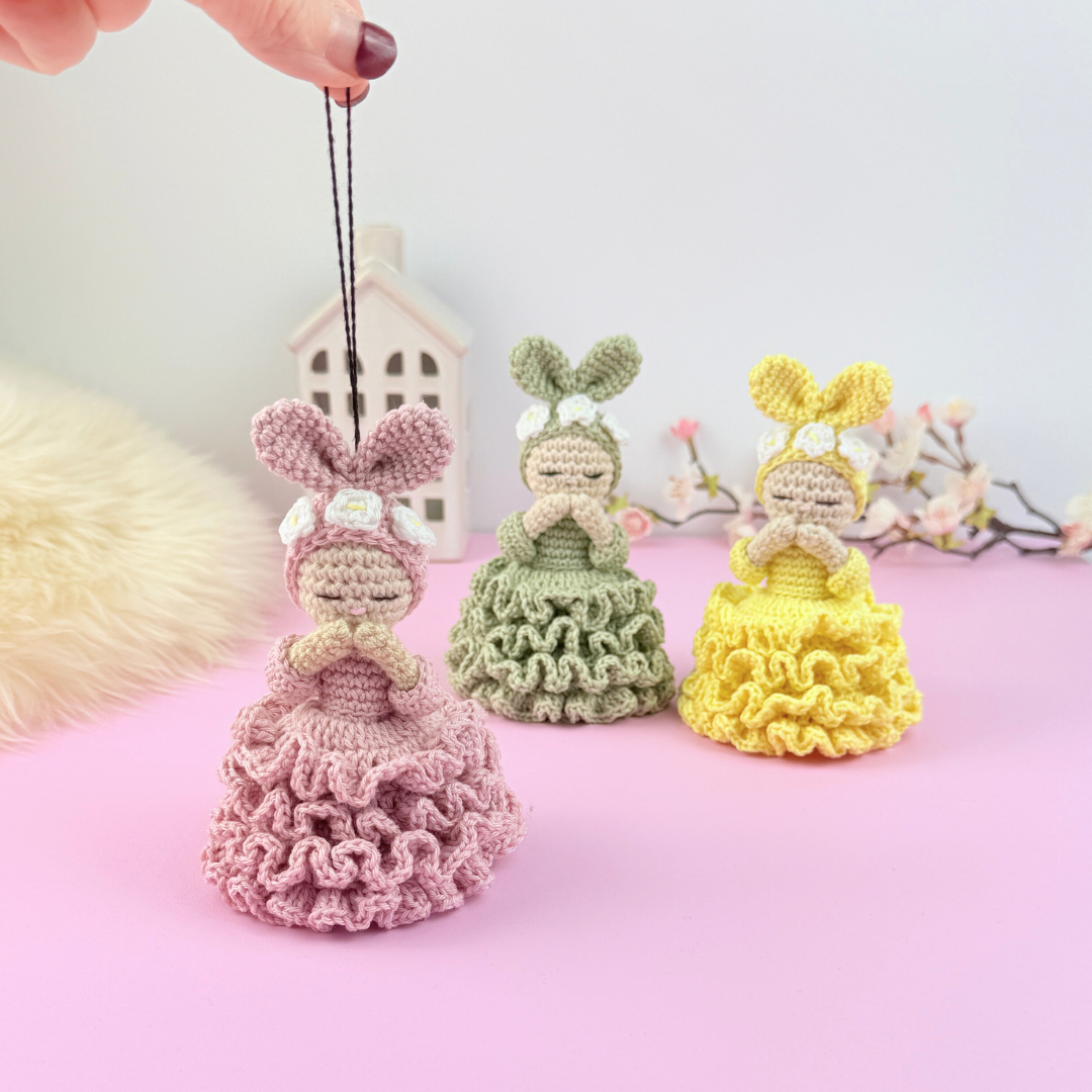 Virkmönster Prydnads Kanin - Bild 4