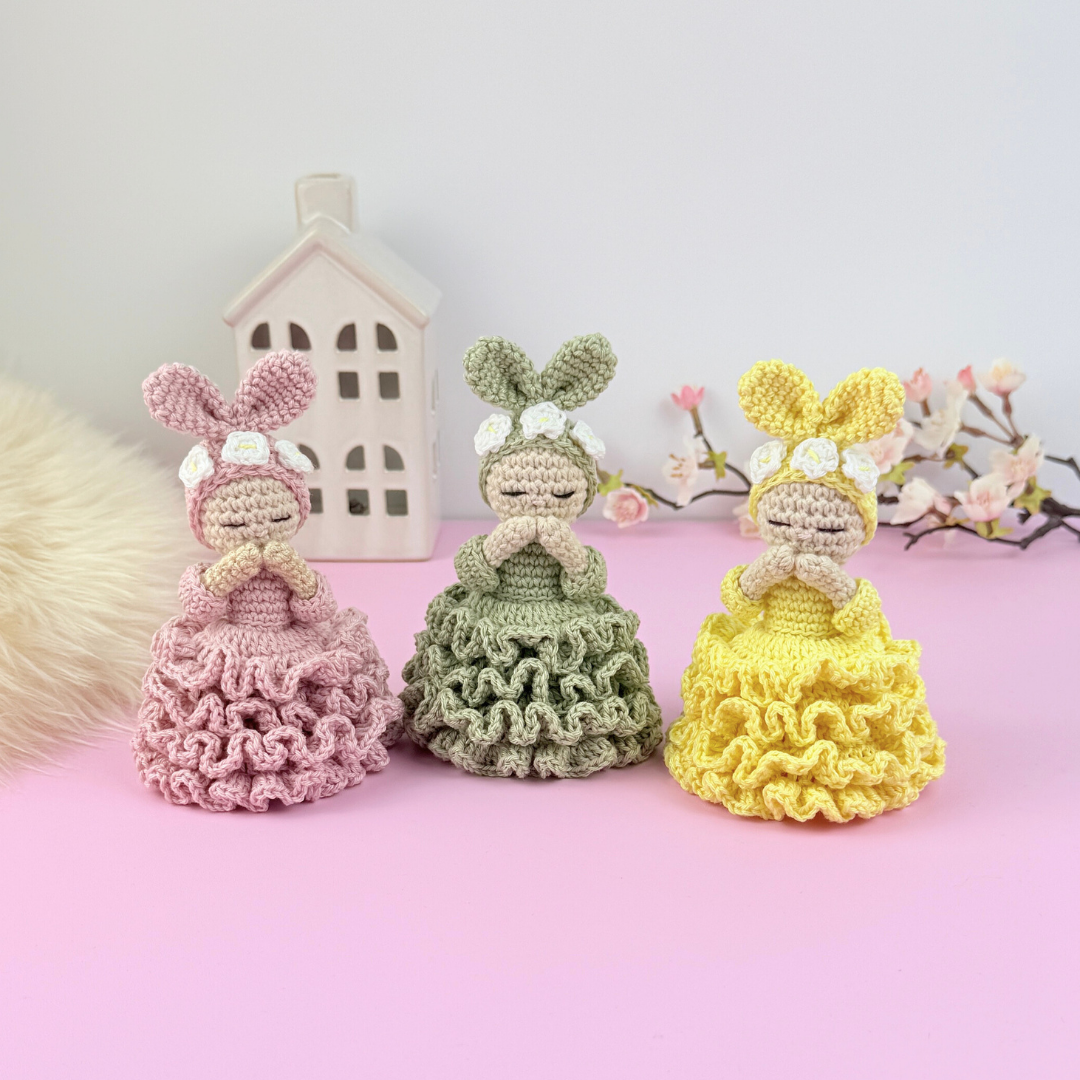 Virkmönster Prydnads Kanin