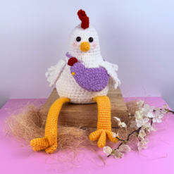 Alternative view of Mönster Virkade Påskkläder till Hönan Polly