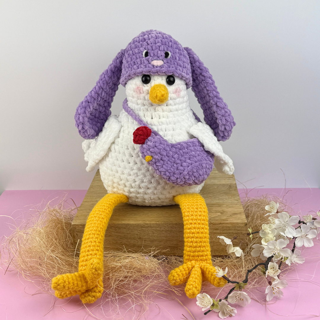 Mönster Virkade Påskkläder till Hönan Polly