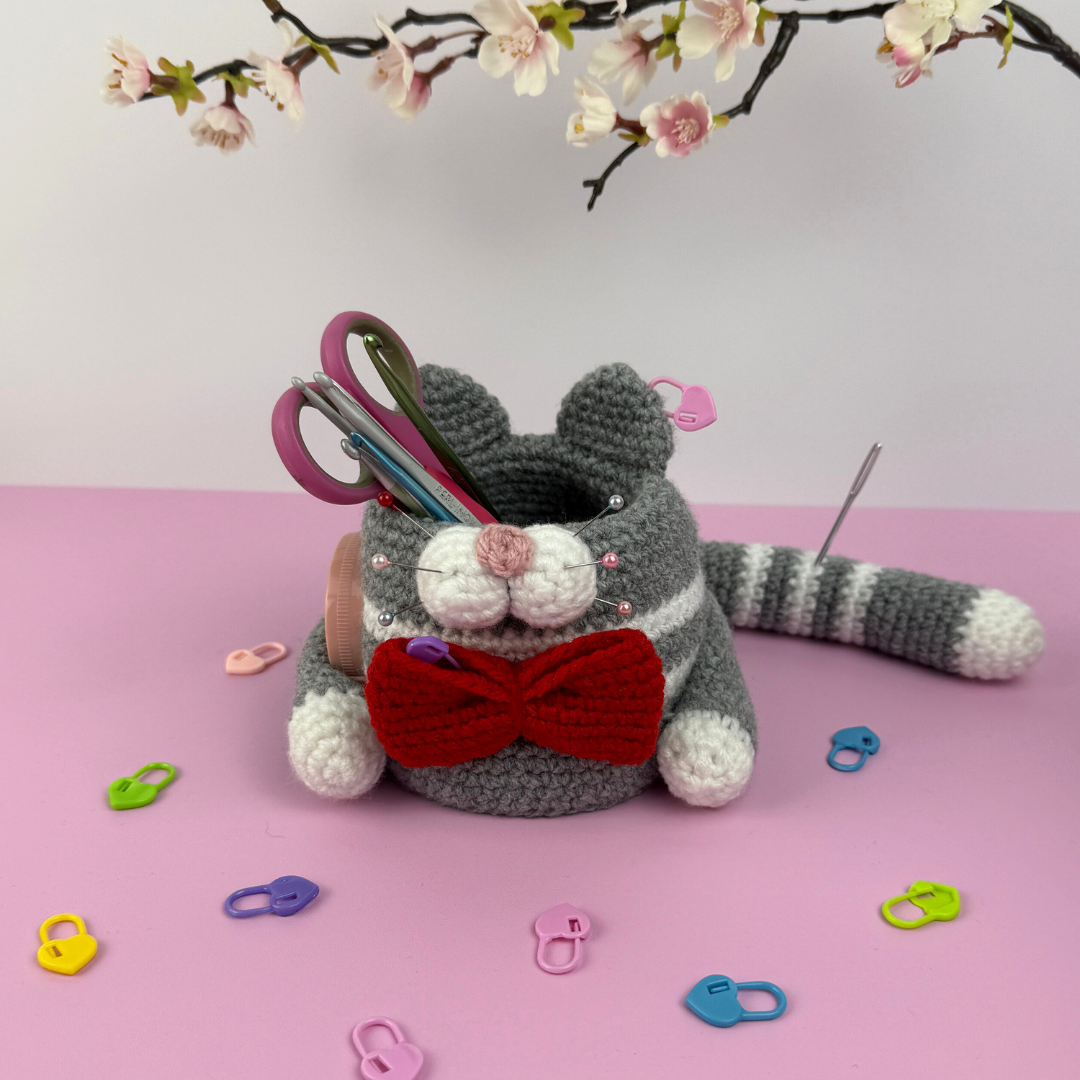 Mönster virkad VirknålsKatt