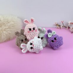 Alternative view of Mönster Virkad Kanin+ utskriftbar Ask med ändringsbar text