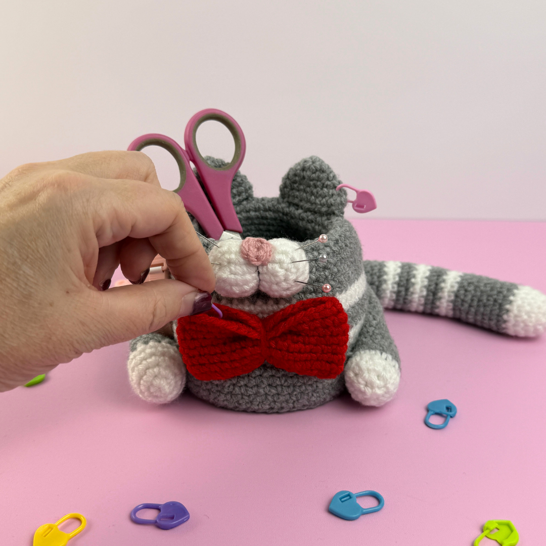 Mönster virkad VirknålsKatt - Bild 7