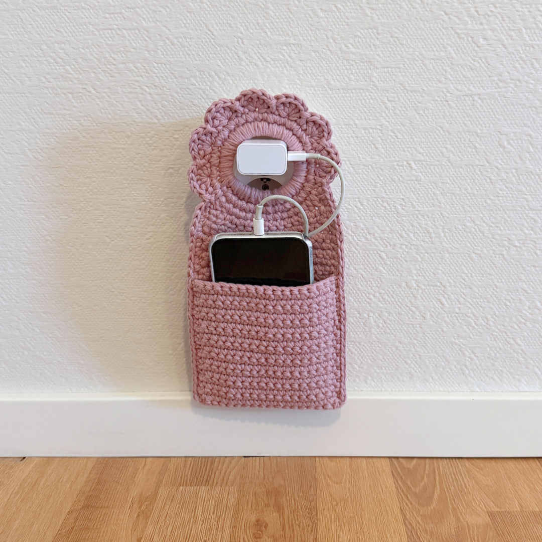 Mönster Virkad Mobilhållare "Heather" - Bild 7