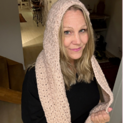 Mönster virkade Huvudscarf